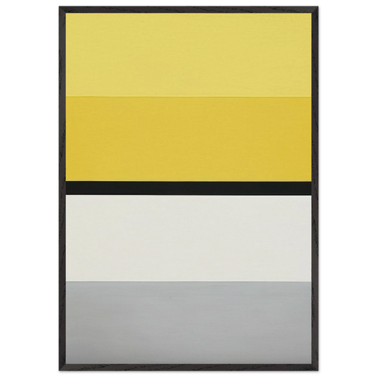 Dominican - Ellsworth Kelly 70x100 cm / 28x40 inches Framed Art Print – Black Wooden Frame