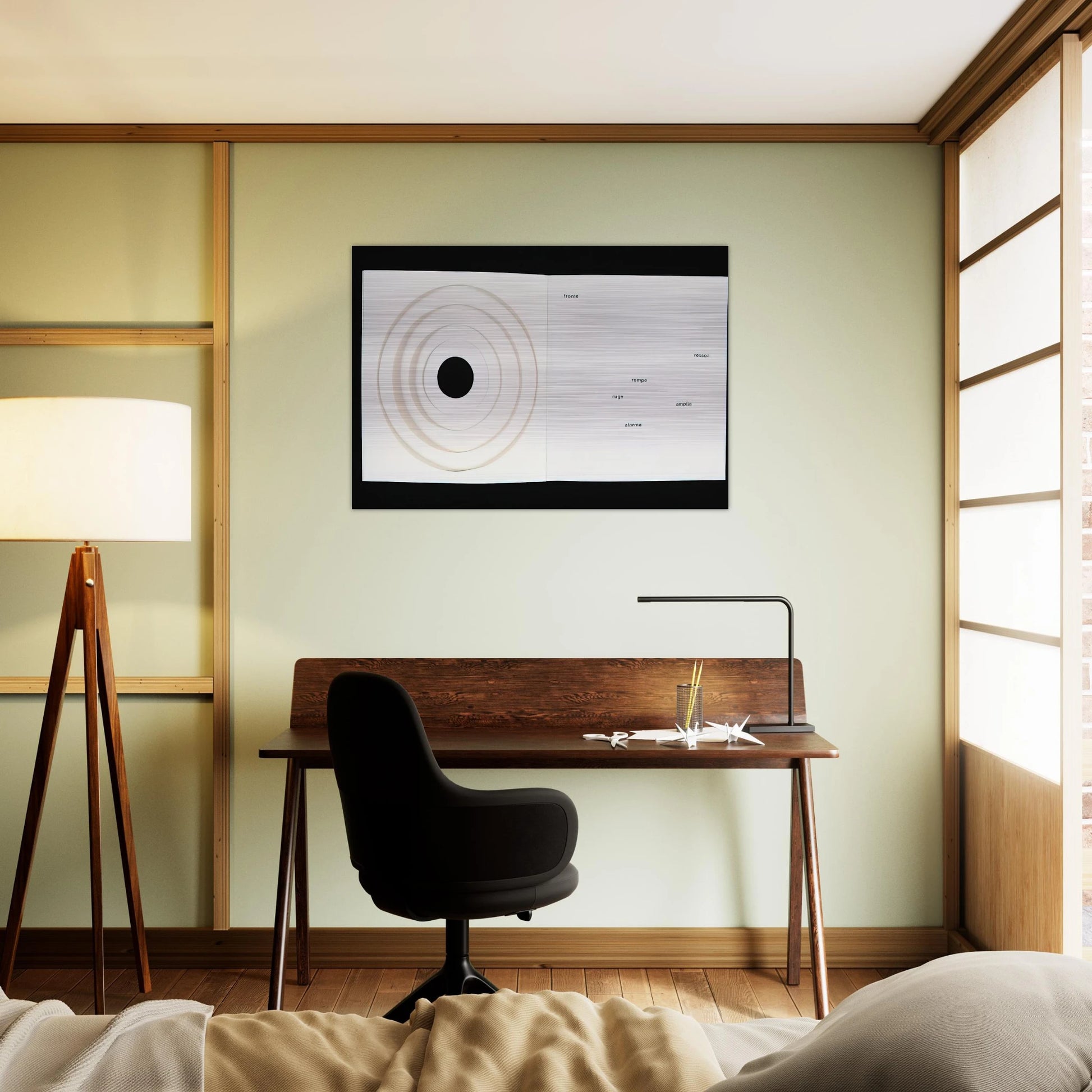 Books-Poem - 1959 - Lygia Pape Brushed Aluminum Print - 70x100 cm / 28x40 inches | Lygia Pape Aluminum Print | Lygia Pape Prints