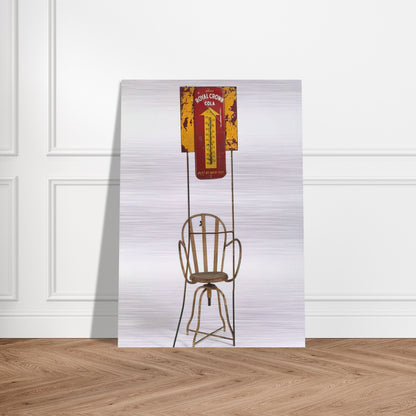 UNTITLED KABAL AMERICAN ZEPHYR 1983 - Robert Rauschenberg Brushed Aluminum Print - 70x100 cm / 28x40 inches | Robert Rauschenberg Aluminum Print | Robert Rauschenberg Prints