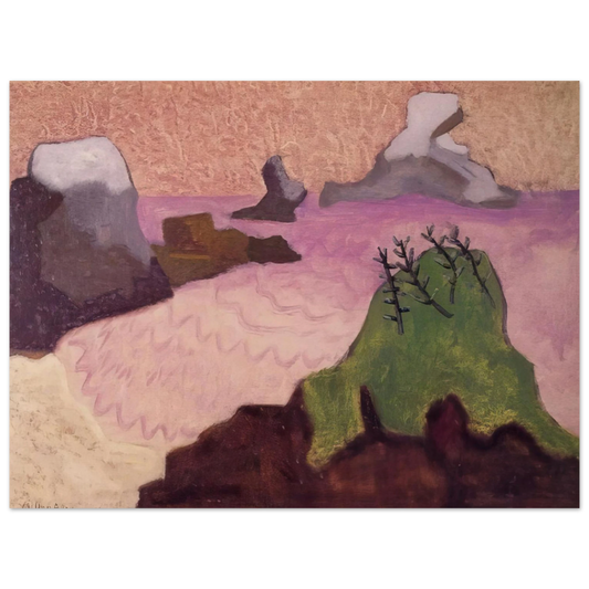 Milton Avery - Oregon Coast - 1947  75x100 cm / 30x40inches Fine Art Poster