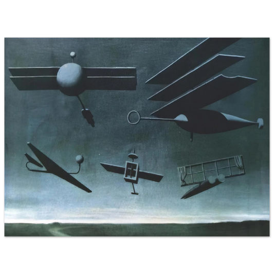 Rene Magritte - BLACK FLAG 1937  75x100 cm / 30x40inches Fine Art Poster