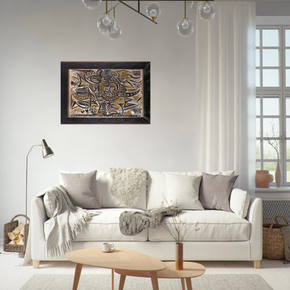 Bird in the Wind - Richard Pousette-Dart Brushed Aluminum Print - 70x100 cm / 28x40 inches | Richard Pousette-Dart Aluminum Print | Richard Pousette-Dart Prints