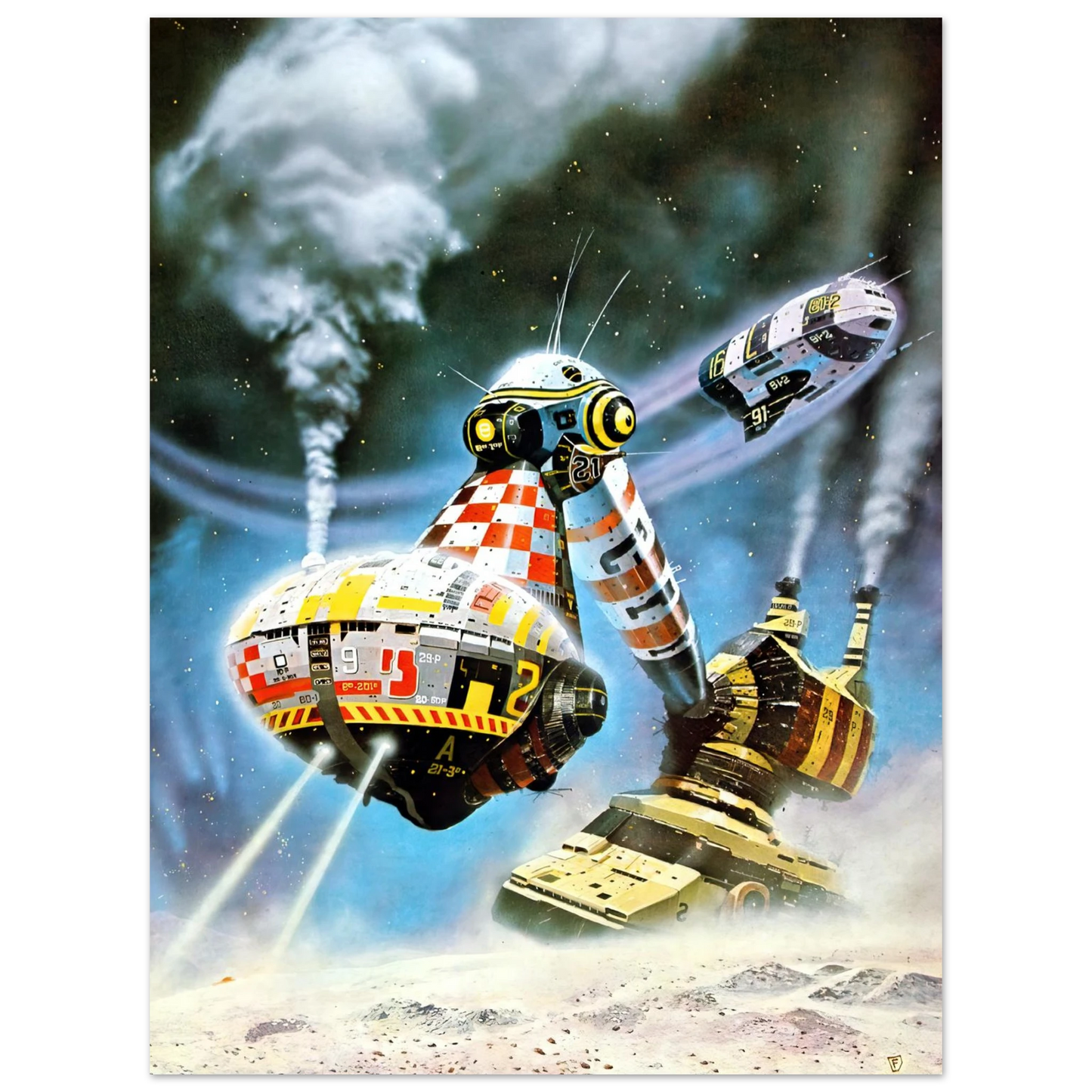 Chris Foss - Chris Foss  75x100 cm / 30x40inches Fine Art Poster