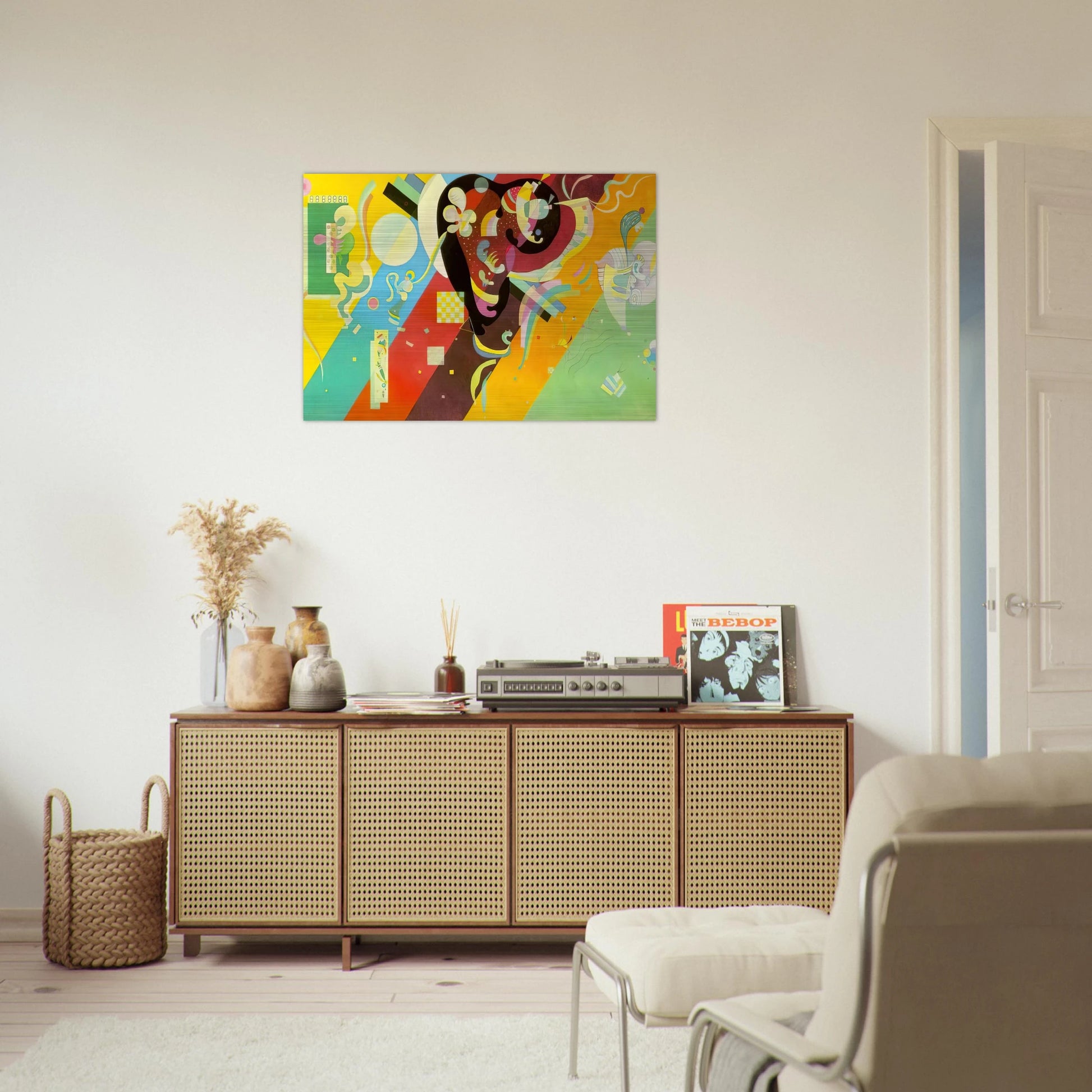 COMPOSITION IX 1936 - Wassily Kandinsky Brushed Aluminum Print - 70x100 cm / 28x40 inches | Wassily Kandinsky Aluminum Print | Wassily Kandinsky Prints