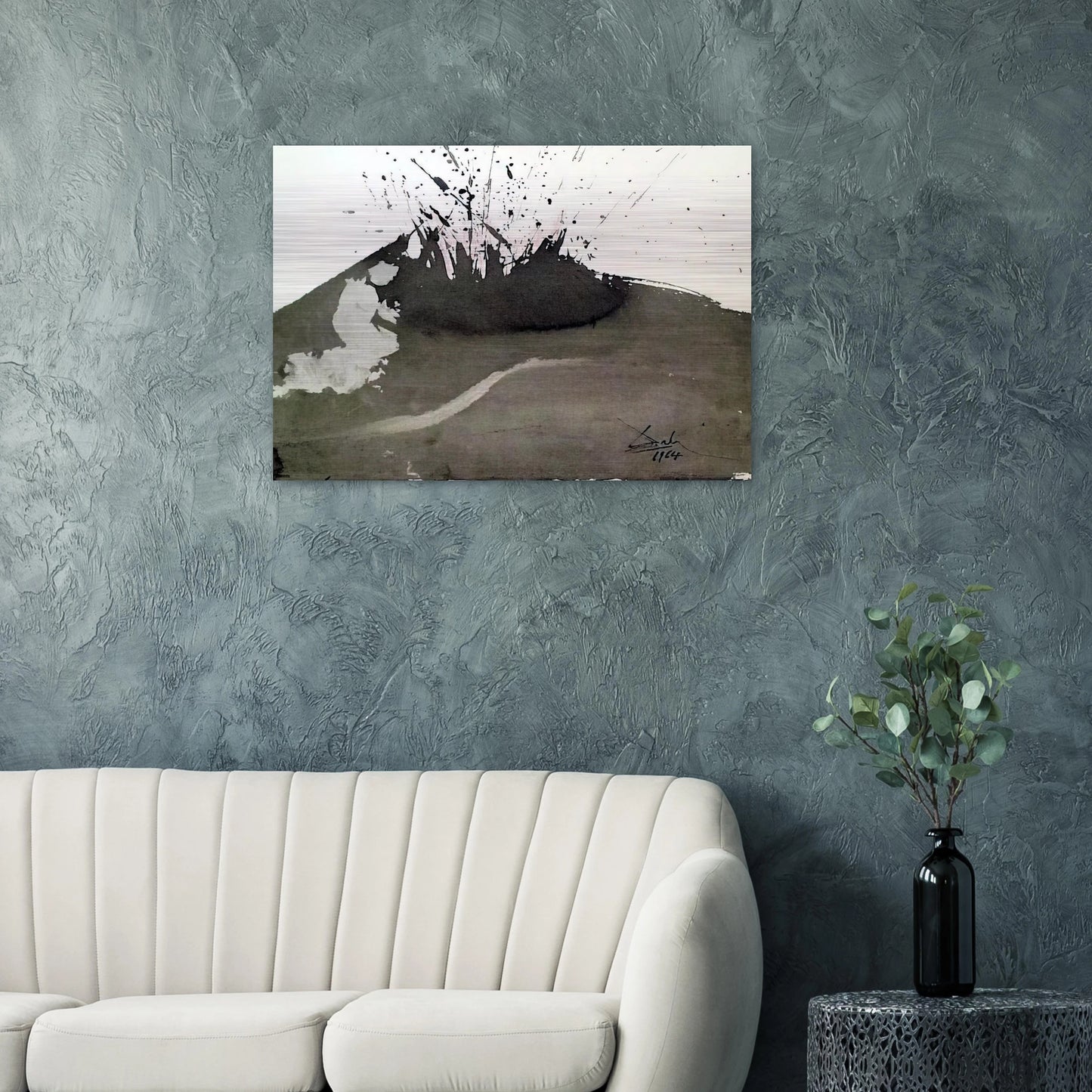 ANGELUS EXCUSSIT FLAMMAMIGNIS DANIEL 3 23 1967 - Salvador Dali Brushed Aluminum Print - 70x100 cm / 28x40 inches | Salvador Dali Aluminum Print | Salvador Dali Prints