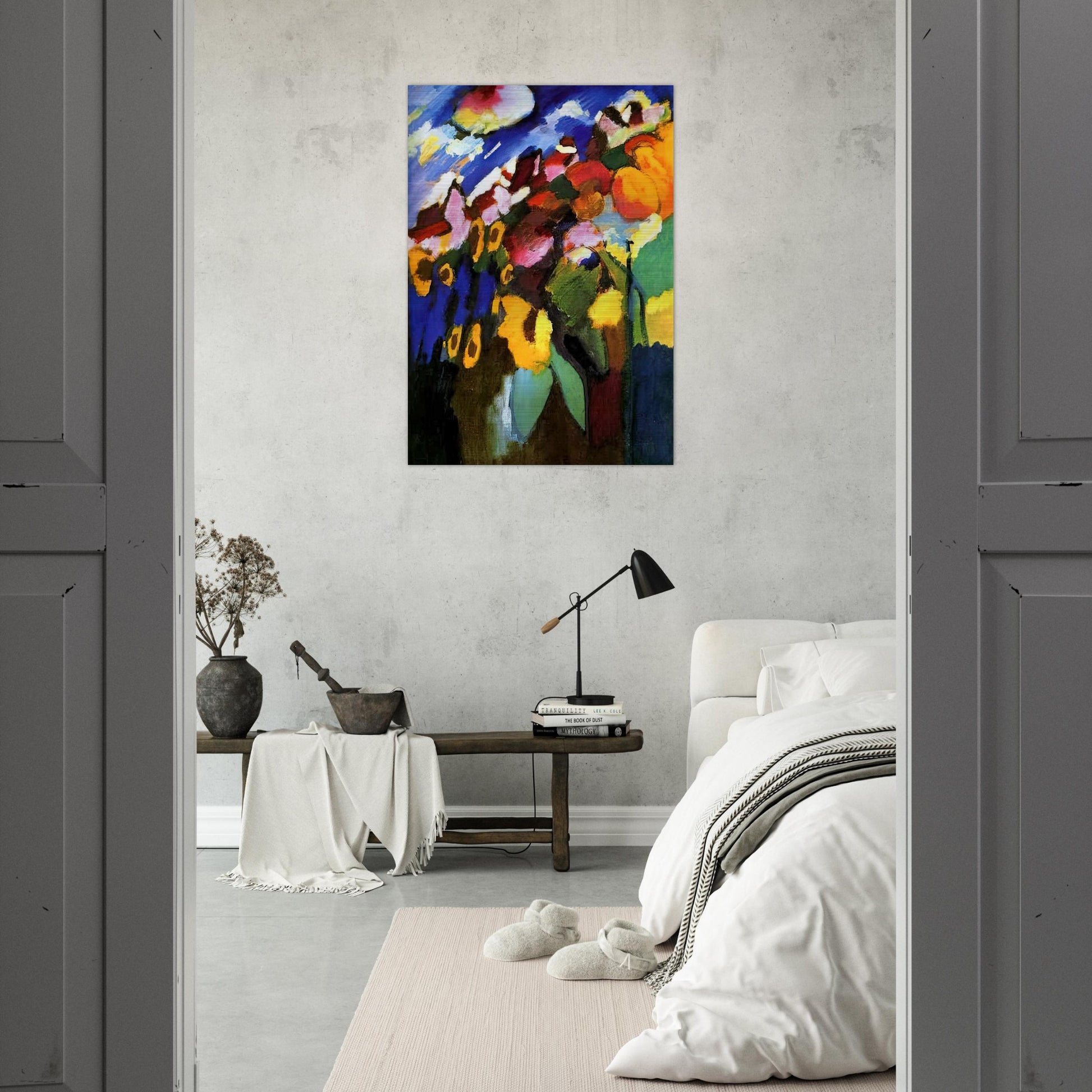 MURNAU GARDEN 1909 - Wassily Kandinsky Brushed Aluminum Print - 70x100 cm / 28x40 inches | Wassily Kandinsky Aluminum Print | Wassily Kandinsky Prints