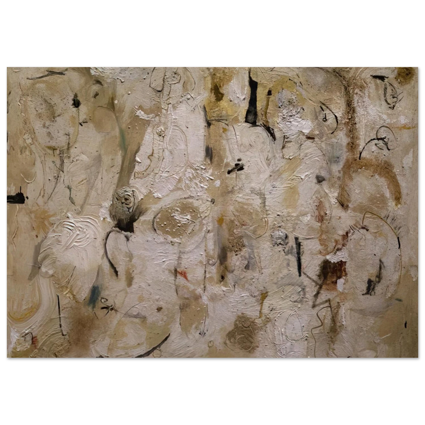 Helen Frankenthaler - Painted on 21st Street - 1951 Wall art - 13x18 cm / 5x7 inches - Premium Wooden Framed Poster With Fine Art Paper-canvas - Wood frame