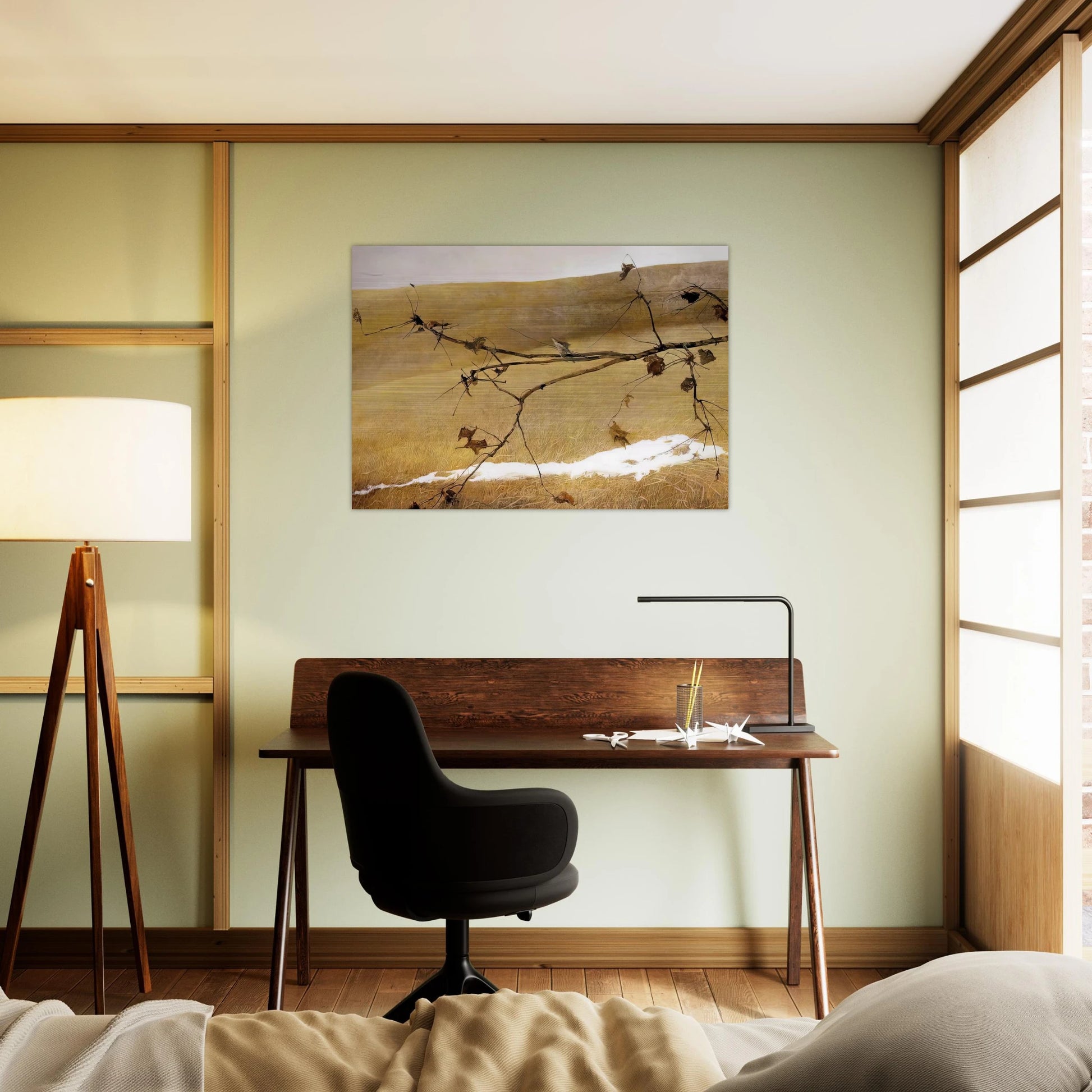 LONG LIMB - Andrew Wyeth Brushed Aluminum Print - 70x100 cm / 28x40 inches | Andrew Wyeth Aluminum Print | Andrew Wyeth Prints