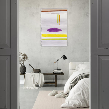Untitles - 1964 - Ronnie Landfield Brushed Aluminum Print - 70x100 cm / 28x40 inches | Ronnie Landfield Aluminum Print | Ronnie Landfield Prints