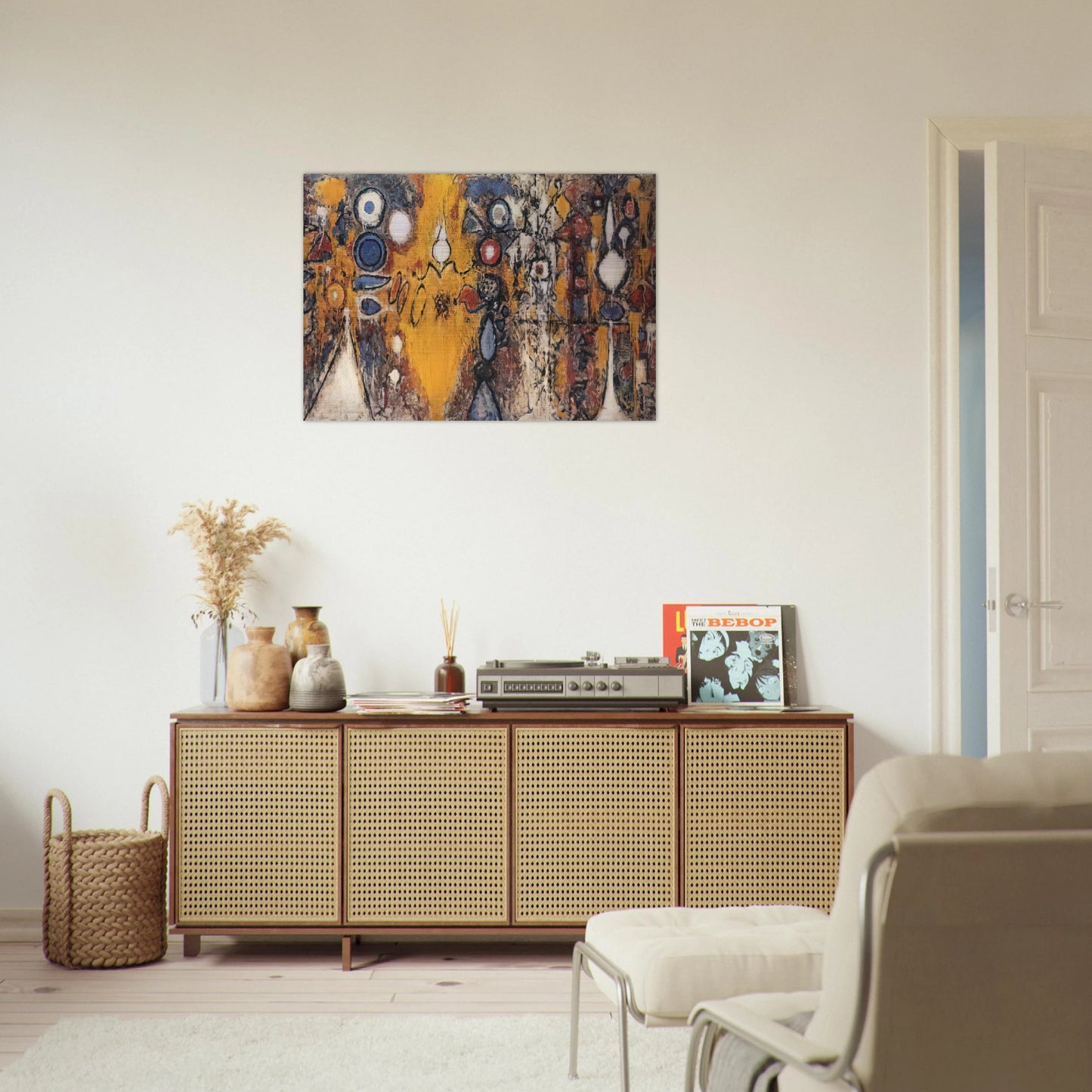 Number 1 - Richard Pousette-Dart Brushed Aluminum Print - 70x100 cm / 28x40 inches | Richard Pousette-Dart Aluminum Print | Richard Pousette-Dart Prints