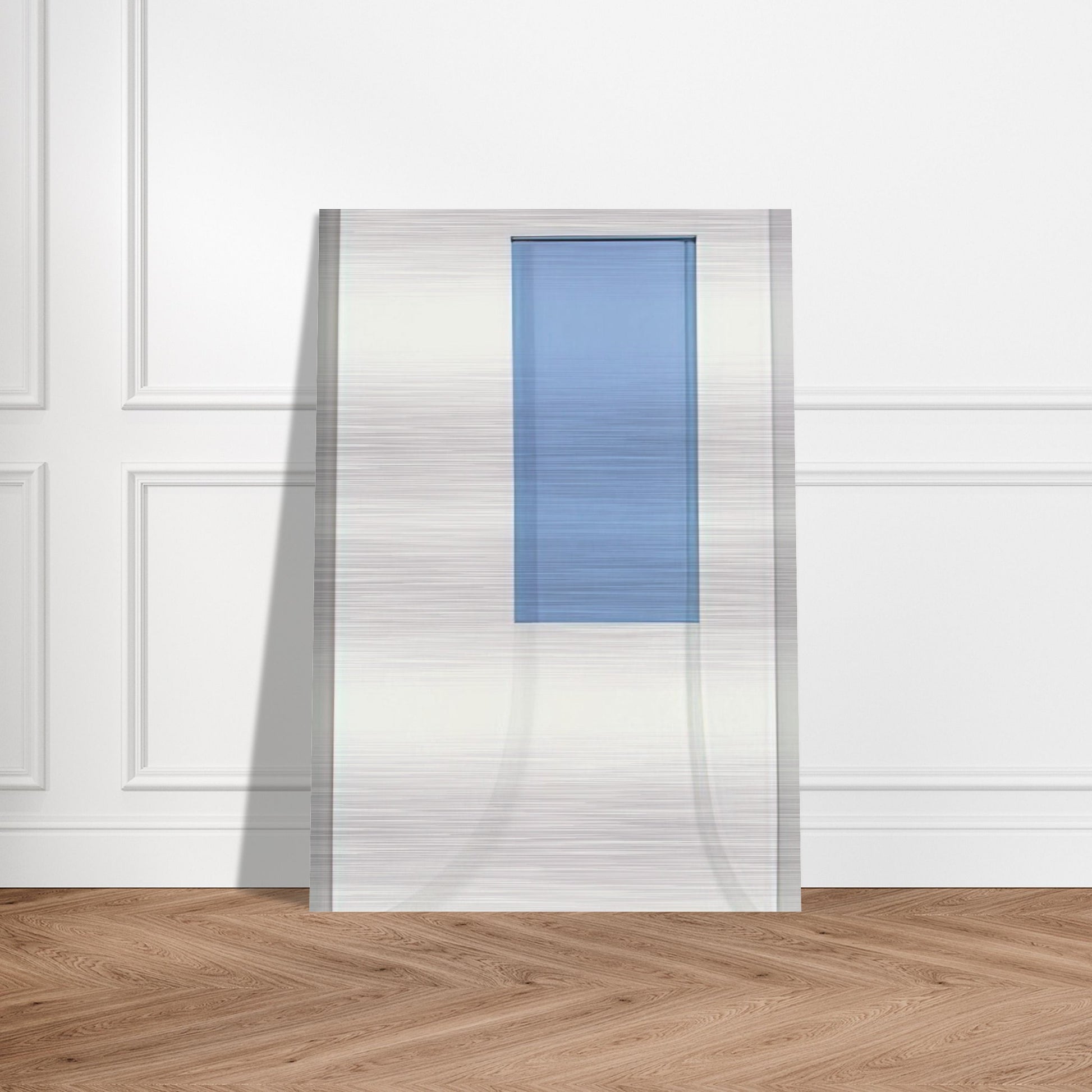 Relief with Blue - Ellsworth Kelly Brushed Aluminum Print - 70x100 cm / 28x40 inches | Ellsworth Kelly Aluminum Print | Ellsworth Kelly Prints