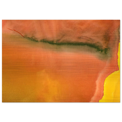 Untitled - 1973 - Helen Frankenthaler Brushed Aluminum Print - 70x100 cm / 28x40 inches | Helen Frankenthaler Aluminum Print | Helen Frankenthaler Prints