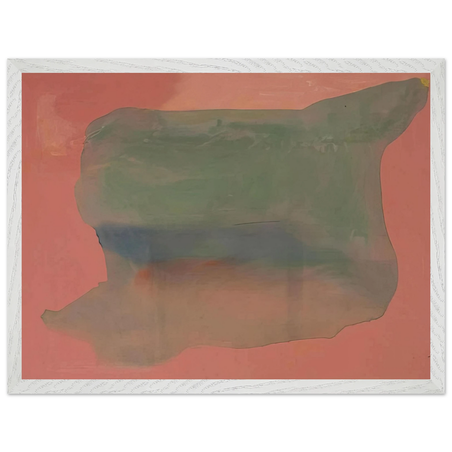 Helen Frankenthaler - Yearning - 1973 Wall art - A2 (42 x 59.4  cm) - Premium Wooden Framed Poster With Fine Art Paper-canvas - Wood frame