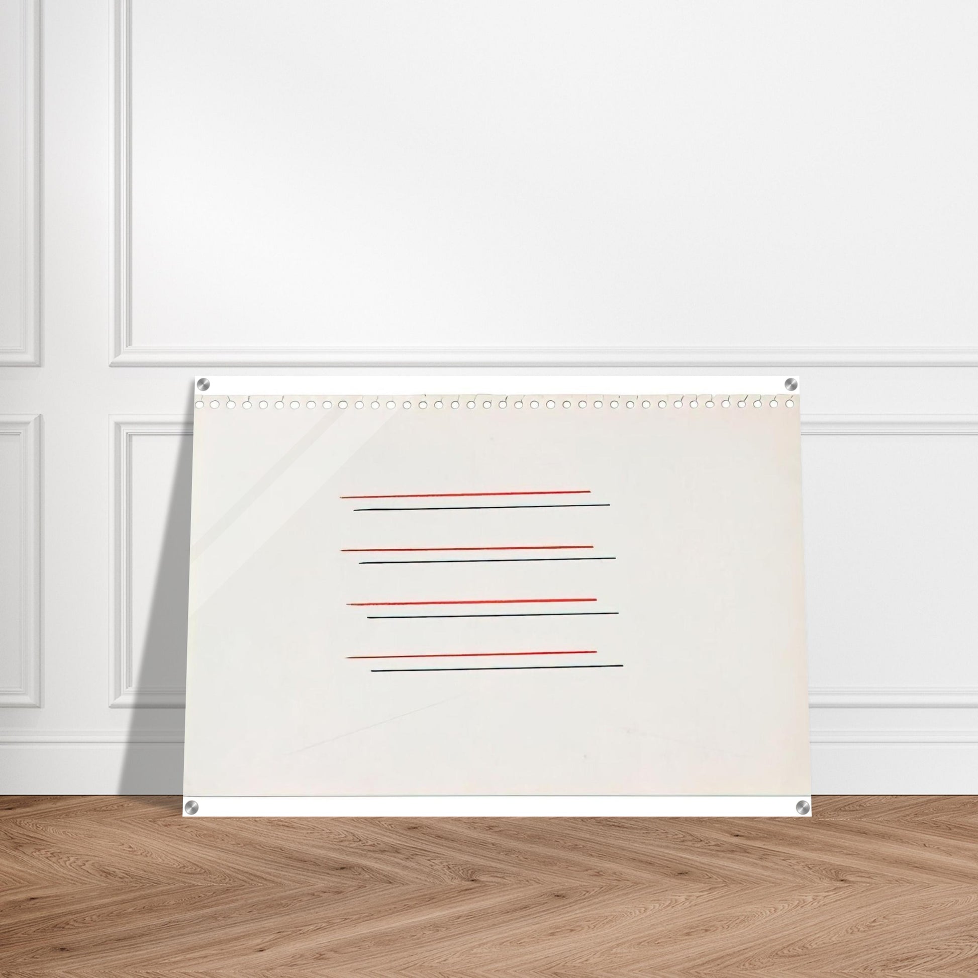 Untitled - 1971 - Fred Sandback Acrylic Print - 70x100 cm / 28x40″ inches | Fred Sandback Wall Art | Fred Sandback Prints