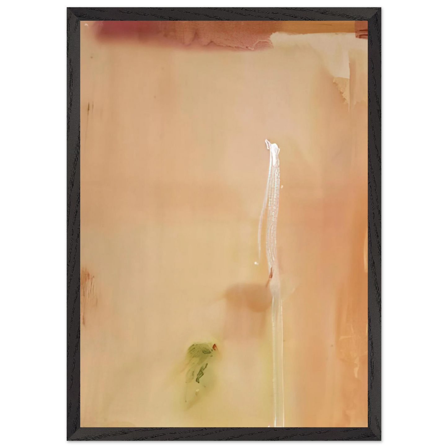 Helen Frankenthaler - Dawn Stroke - 1977 Wall art - 15x20 cm / 6x8 inches - Premium Wooden Framed Poster With Fine Art Paper-canvas - White frame