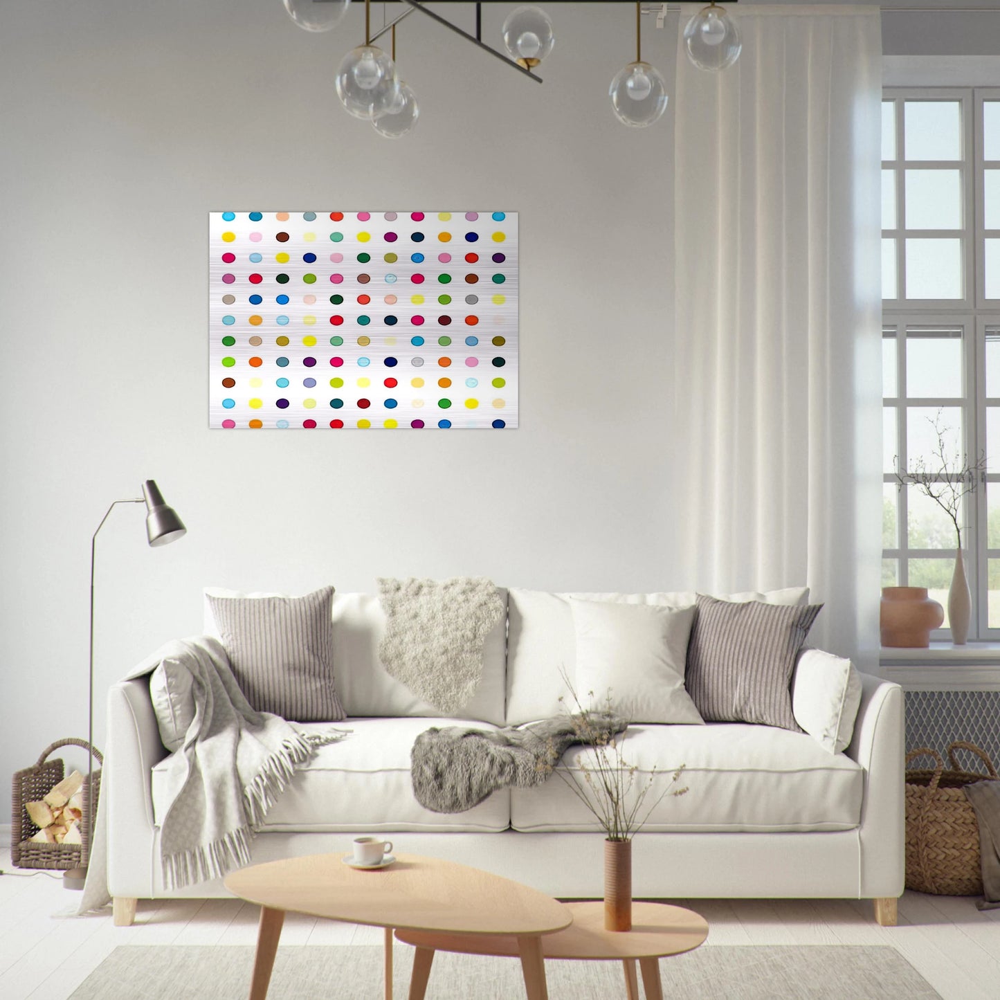 LSD - Damien Hirst Brushed Aluminum Print - 70x100 cm / 28x40 inches | Damien Hirst Aluminum Print | Damien Hirst Prints