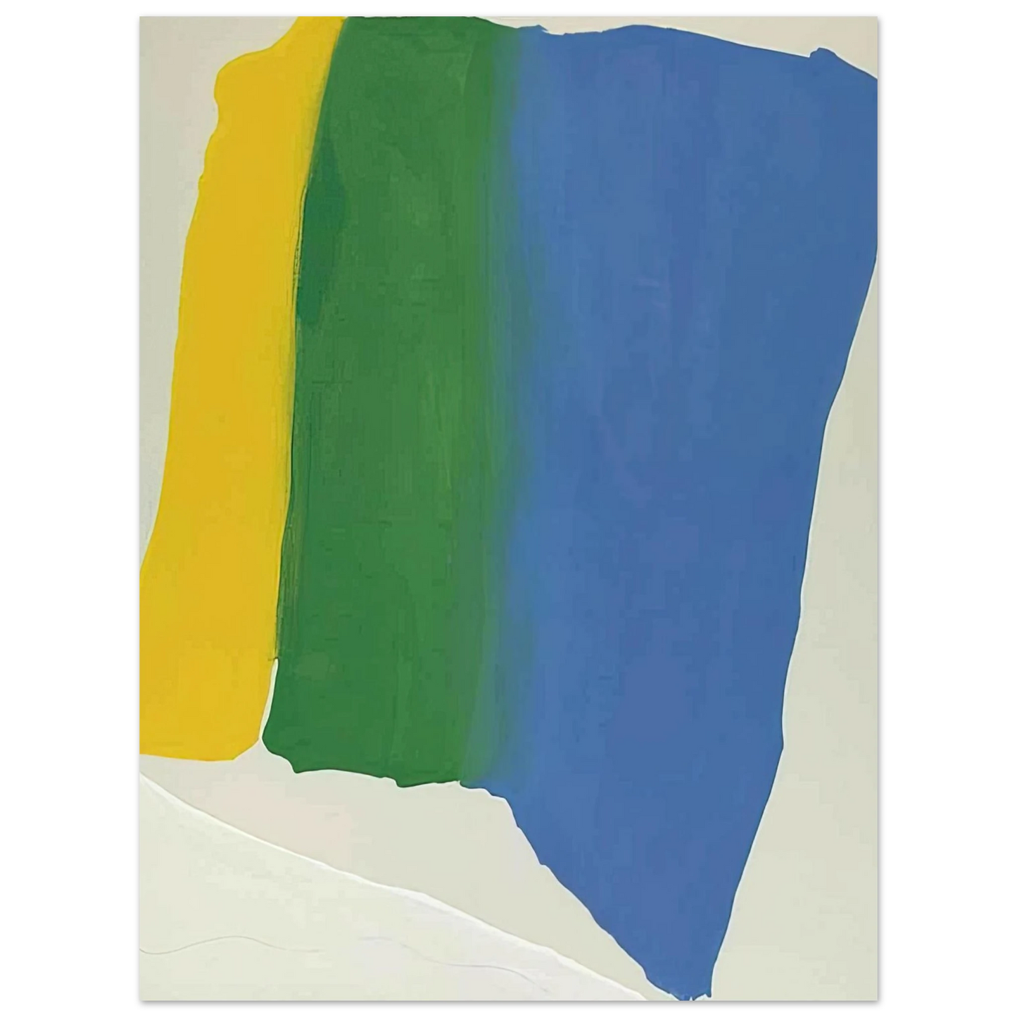 Helen Frankenthaler - Summer Insignia - 1969 Wall art - 50x70 cm / 20x28 inches - Fine Art Poster-canvas - -