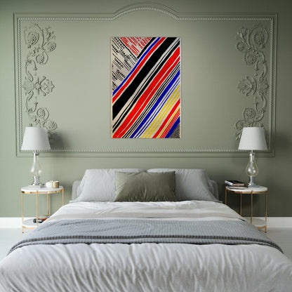 COMPOSITION 11 - Sonia Delaunay Brushed Aluminum Print - 70x100 cm / 28x40 inches | Sonia Delaunay Aluminum Print | Sonia Delaunay Prints