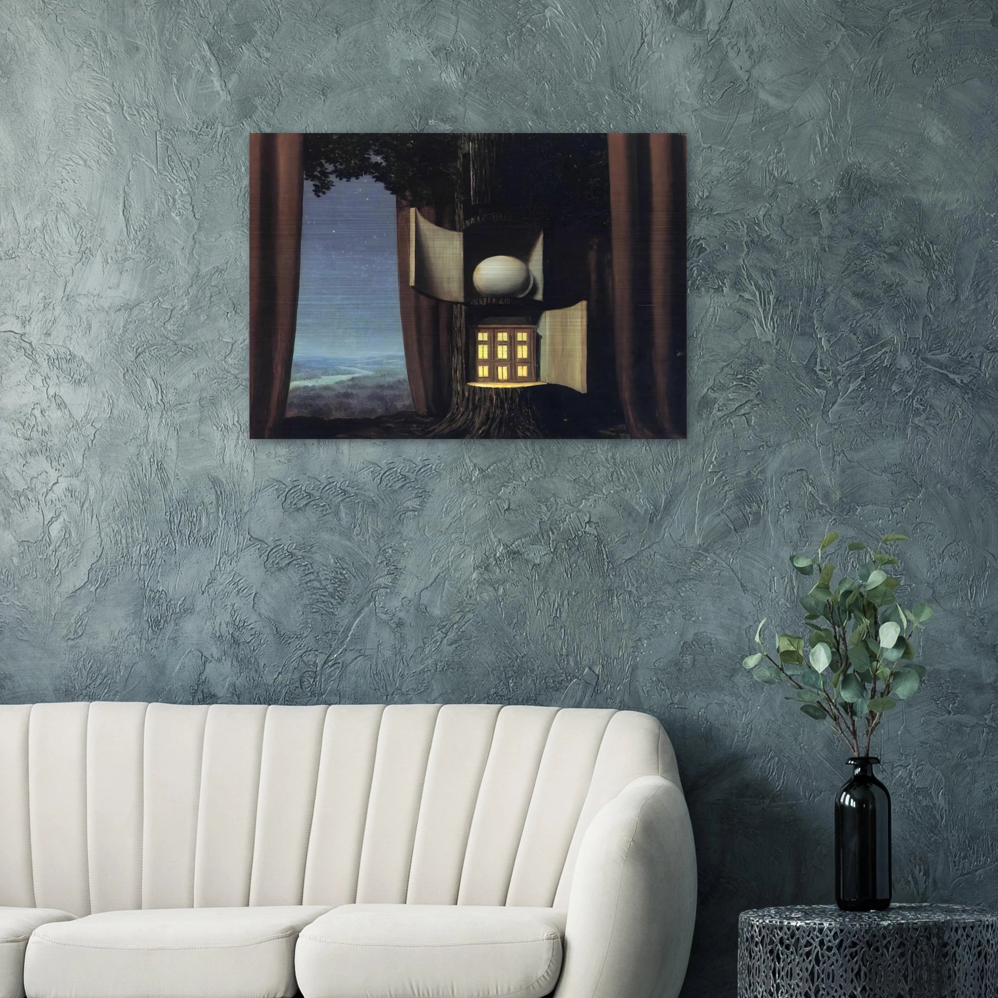 THE VOICE OF BLOOD 1948 1 - Rene Magritte Brushed Aluminum Print - 70x100 cm / 28x40 inches | Rene Magritte Aluminum Print | Rene Magritte Prints