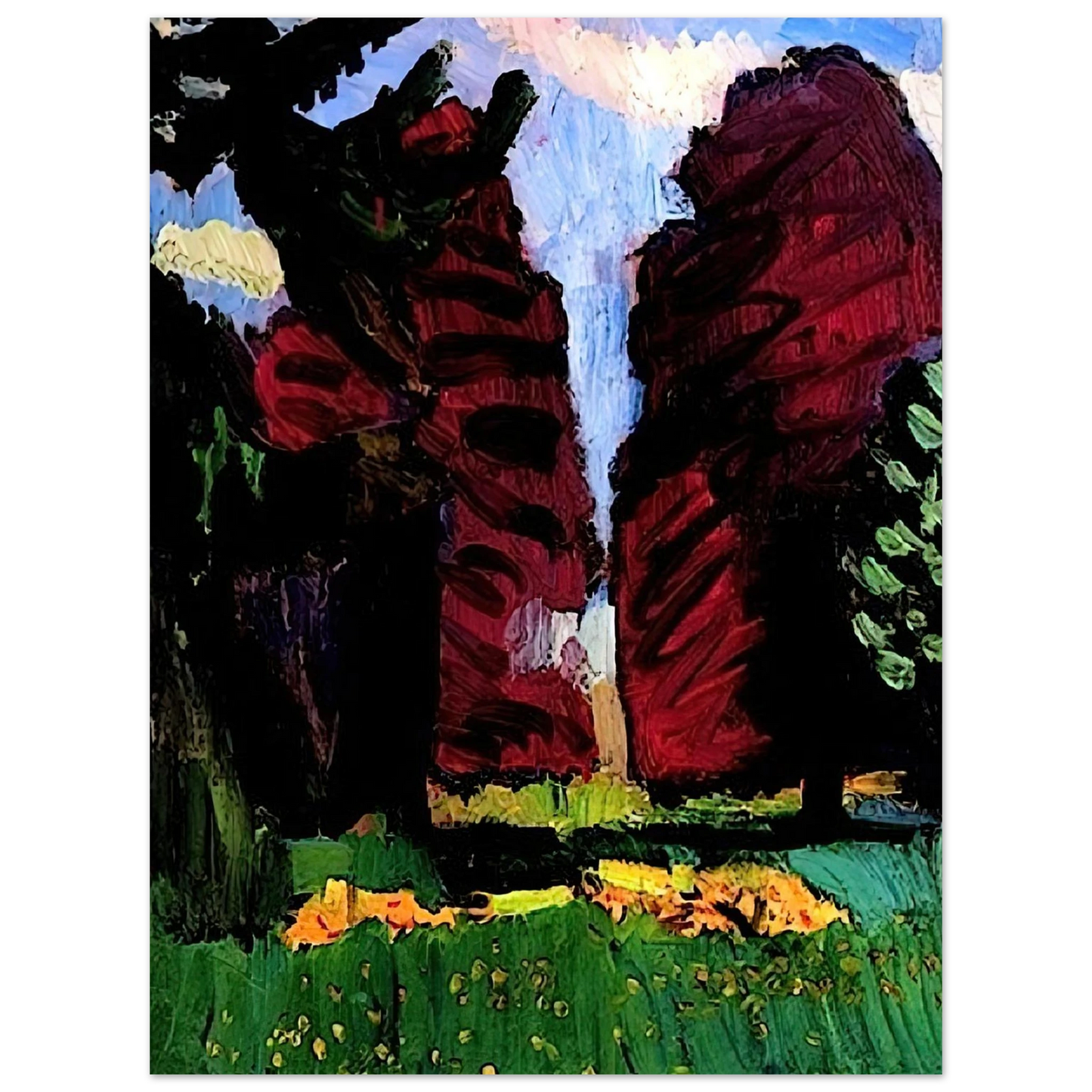 Henri Matisse - COPPER BEECHES 1901  75x100 cm / 30x40inches Fine Art Poster