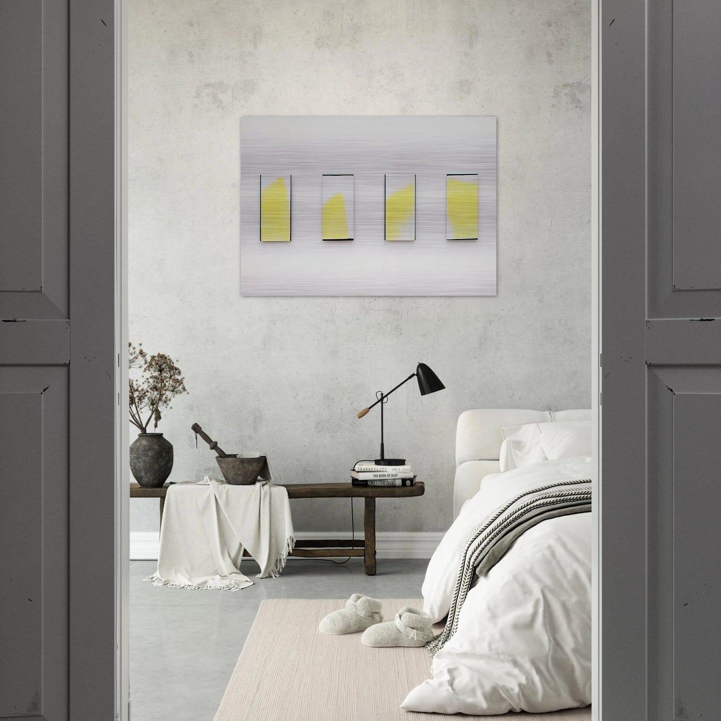 OHNE TITEL 1977 2 - BLINKY PALERMO Brushed Aluminum Print - 70x100 cm / 28x40 inches | BLINKY PALERMO Aluminum Print | BLINKY PALERMO Prints