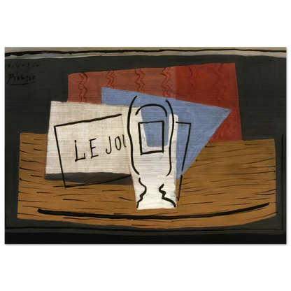 Still life - 1921 - Pablo Picasso Brushed Aluminum Print - 70x100 cm / 28x40 inches | Pablo Picasso Aluminum Print | Pablo Picasso Prints