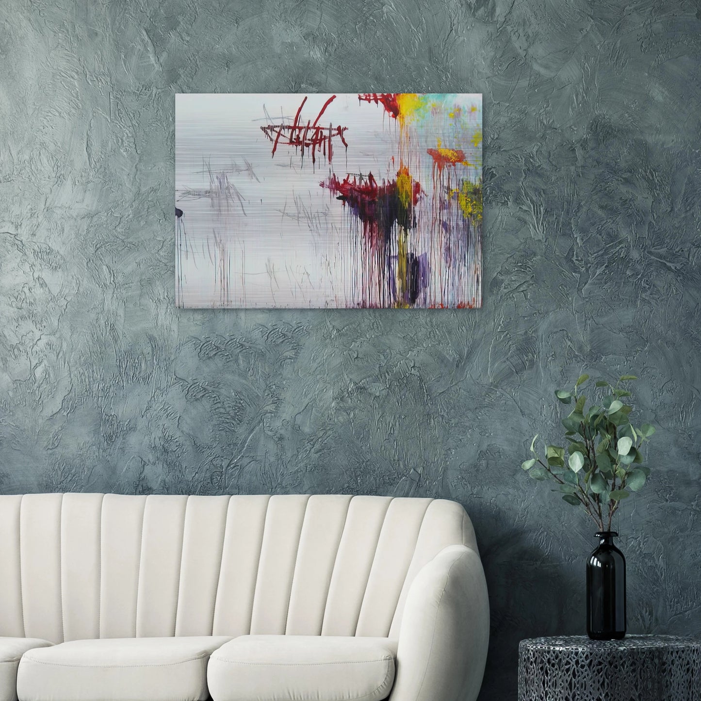 Lepanto, Part VI - Cy Twombly Brushed Aluminum Print - 70x100 cm / 28x40 inches | Cy Twombly Aluminum Print | Cy Twombly Prints