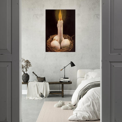 THE IMAGINATIVE FACULTY 1948 - Rene Magritte Brushed Aluminum Print - 70x100 cm / 28x40 inches | Rene Magritte Aluminum Print | Rene Magritte Prints