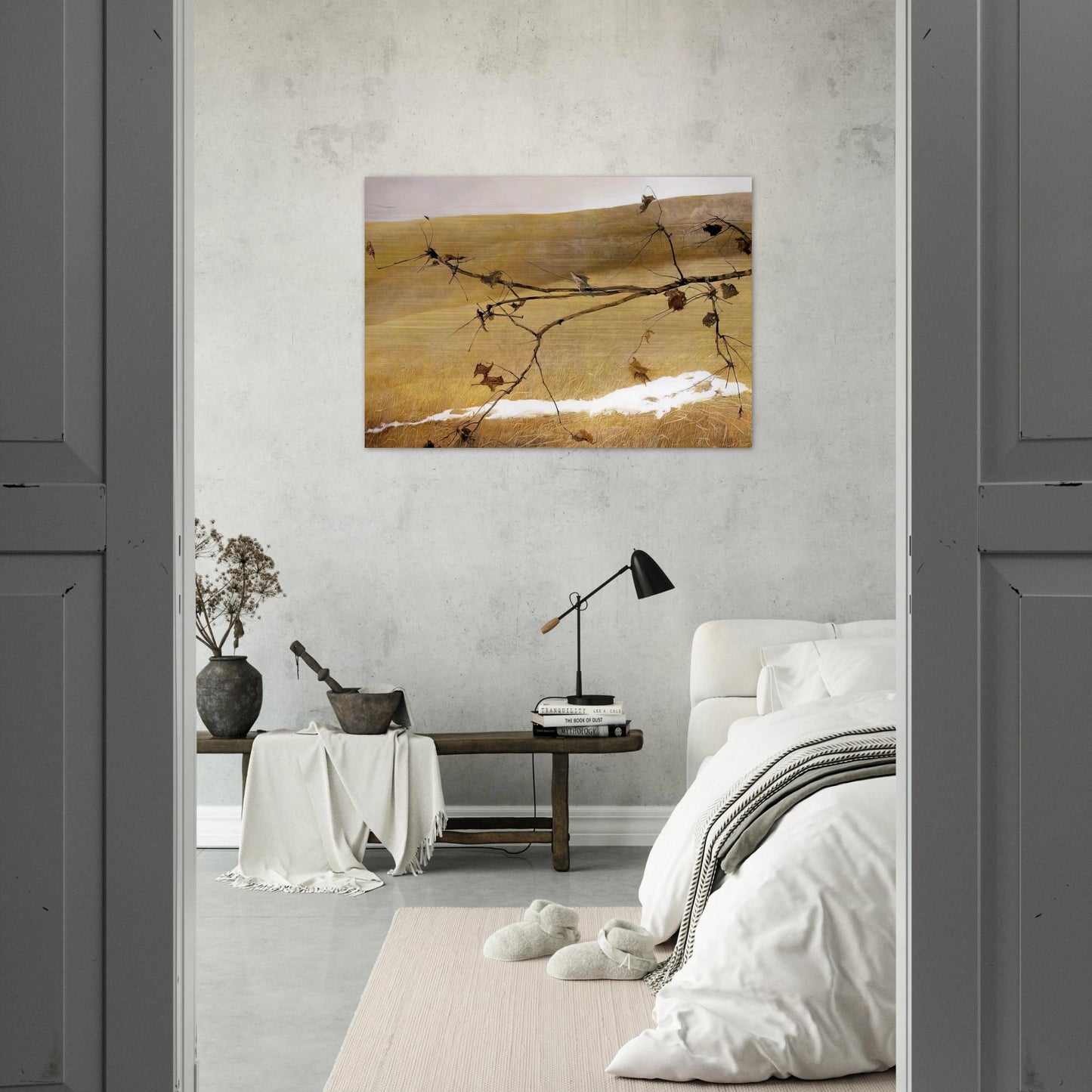 LONG LIMB - Andrew Wyeth Brushed Aluminum Print - 70x100 cm / 28x40 inches | Andrew Wyeth Aluminum Print | Andrew Wyeth Prints