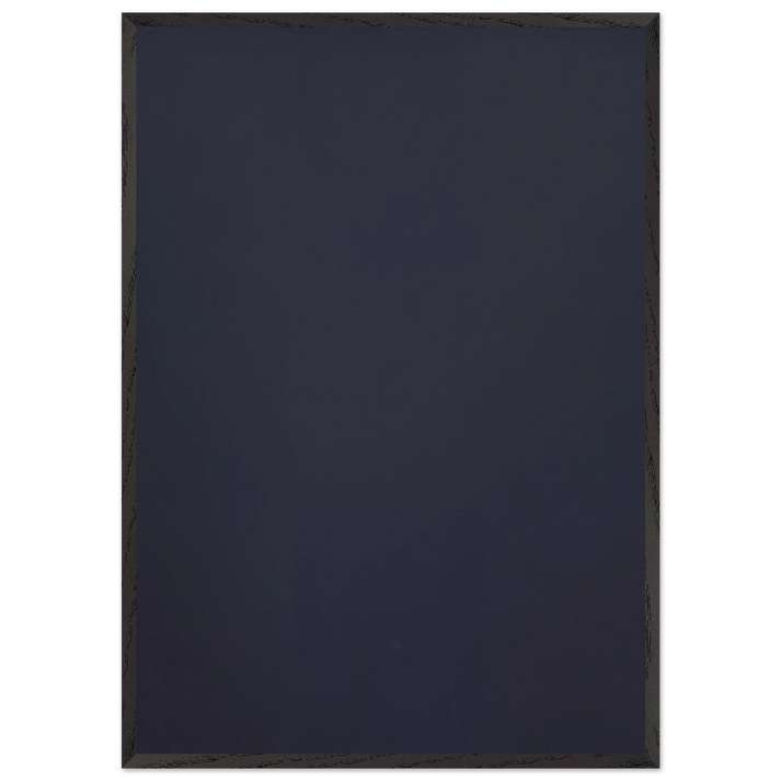 Abstract Painting - 1961 - Ad Reinhardt 70x100 cm / 28x40 inches Framed Art Print – Black Wooden Frame