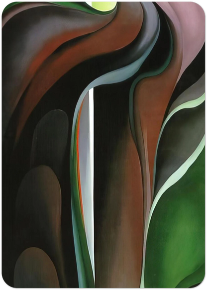 Jack-in-the-Pulpit ?V By Georgia O'Keeffe Pack of 10 Post Cards | Georgia O'Keeffe Post Cards | A6 (10.5 x 14.8 cm) - 4.1 x 5.8 inches