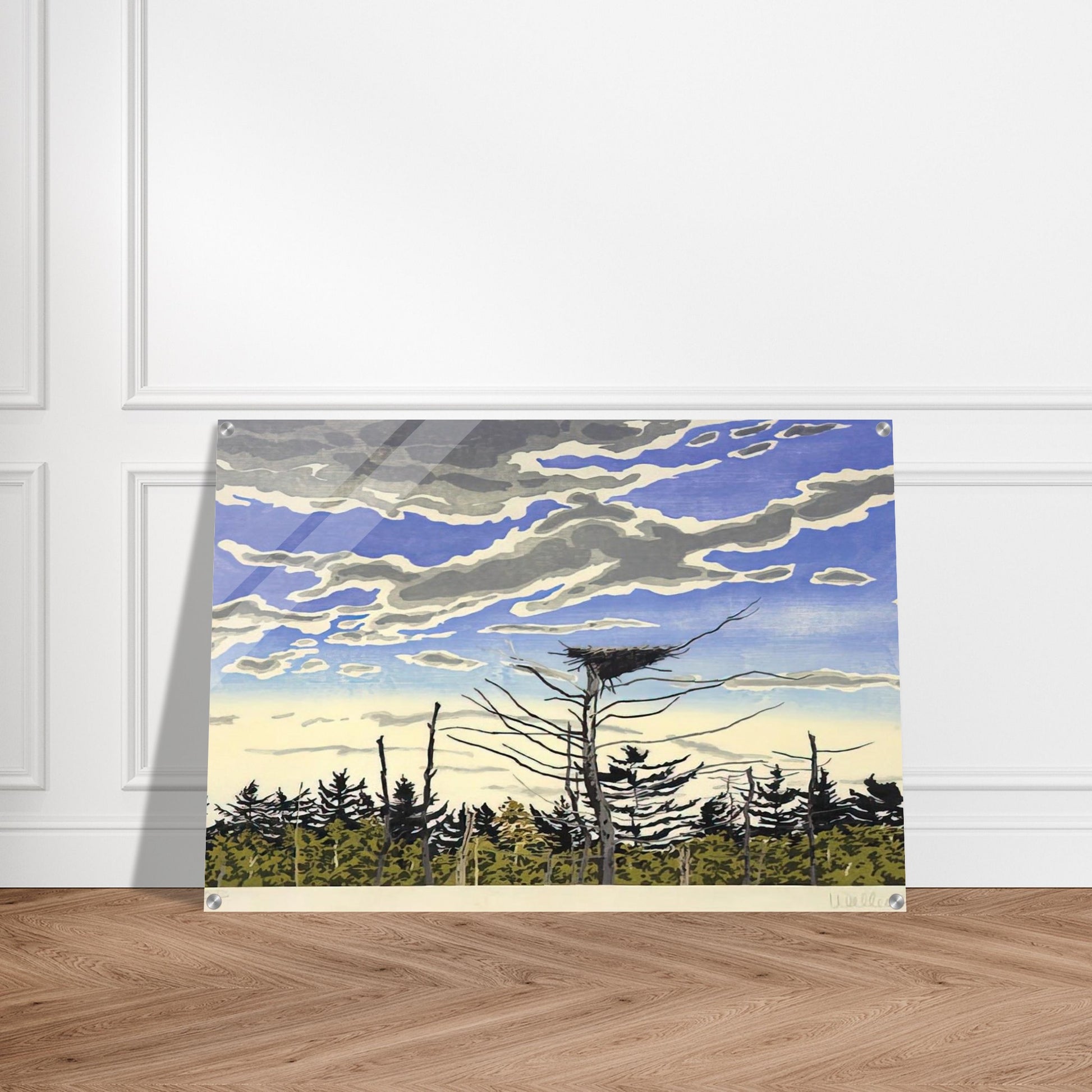 Osprey’s Nest - 1980 - Neil Welliver Acrylic Print - 70x100 cm / 28x40″ inches
