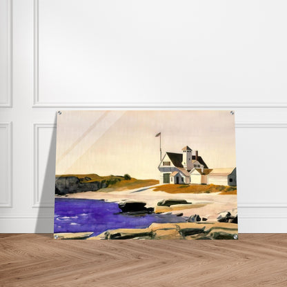 Coast Guard Station, Two Lights, Maine - Edward Hopper Acrylic Print - 70x100 cm / 28x40″ inches
