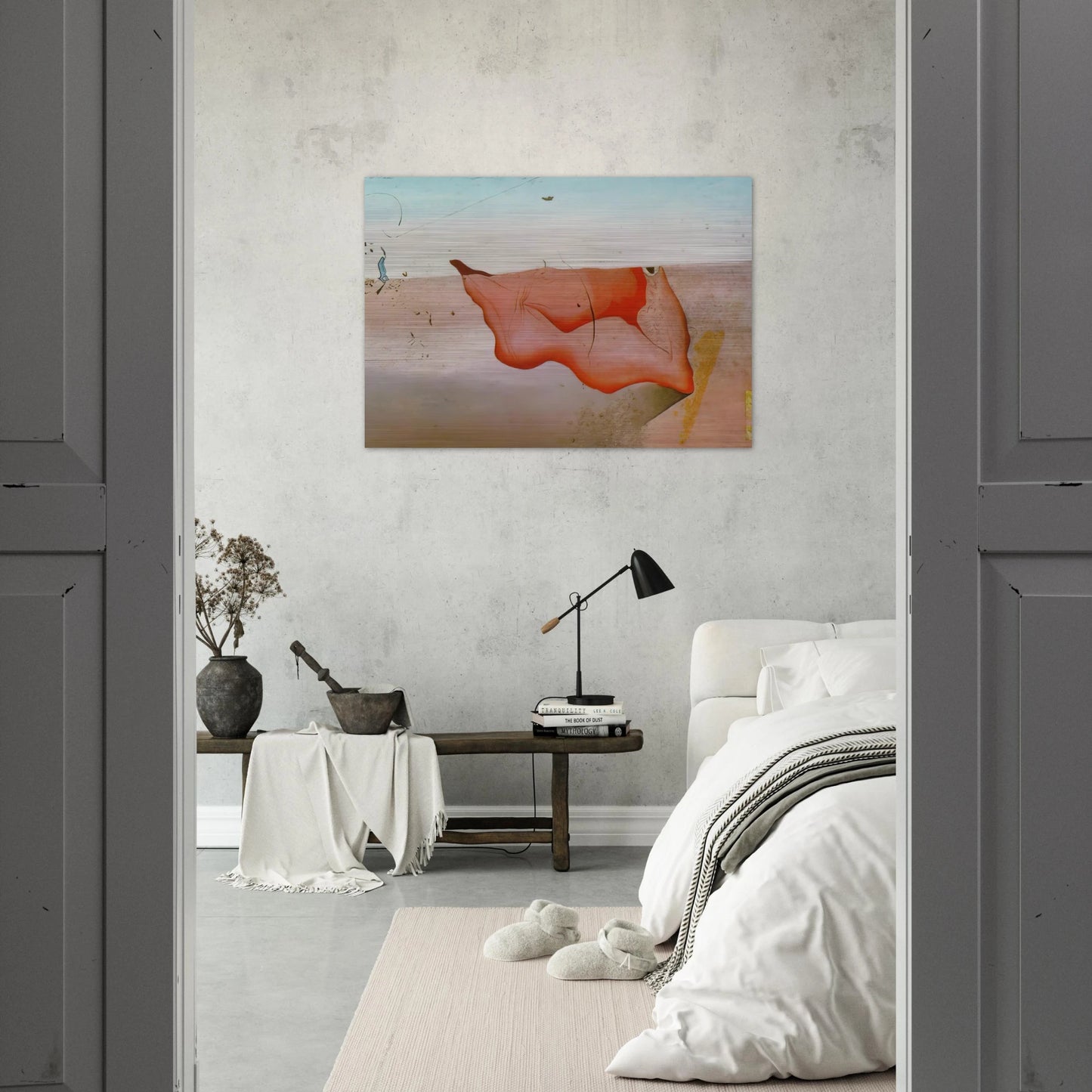 COMPOSITION - Salvador Dali Brushed Aluminum Print - 70x100 cm / 28x40 inches | Salvador Dali Aluminum Print | Salvador Dali Prints