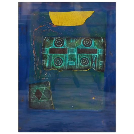 Hiroyuki Tajima - The Decorated Tomb of Ancient Japan B - 1969  75x100 cm / 30x40inches Fine Art Poster