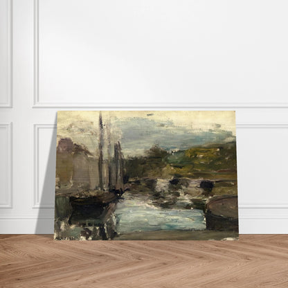 BRITTANY ALSO KNOWN AS BOAT 1896 - Henri Matisse Brushed Aluminum Print - 70x100 cm / 28x40 inches | Henri Matisse Aluminum Print | Henri Matisse Prints