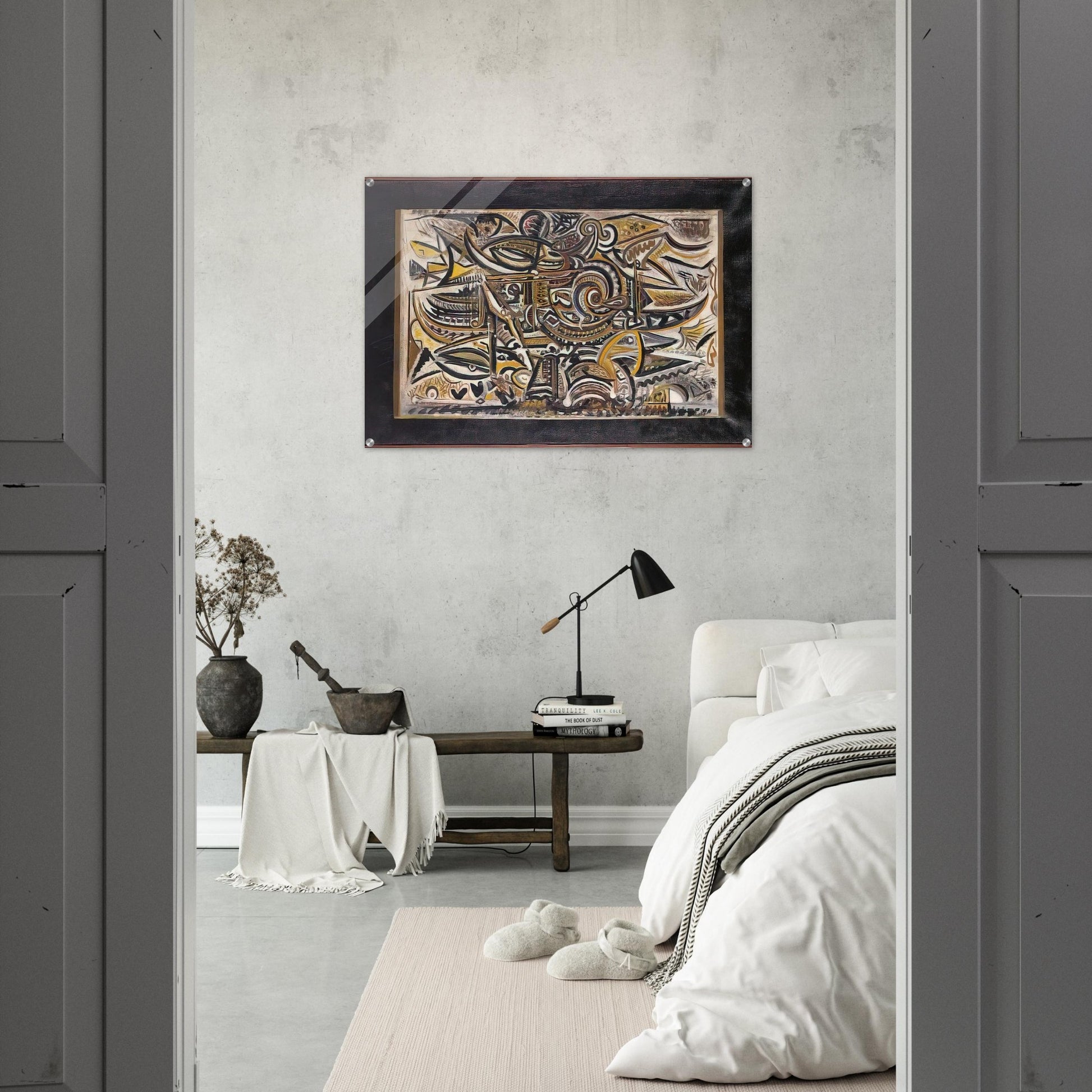 Bird in the Wind - Richard Pousette-Dart Acrylic Print - 70x100 cm / 28x40″ inches