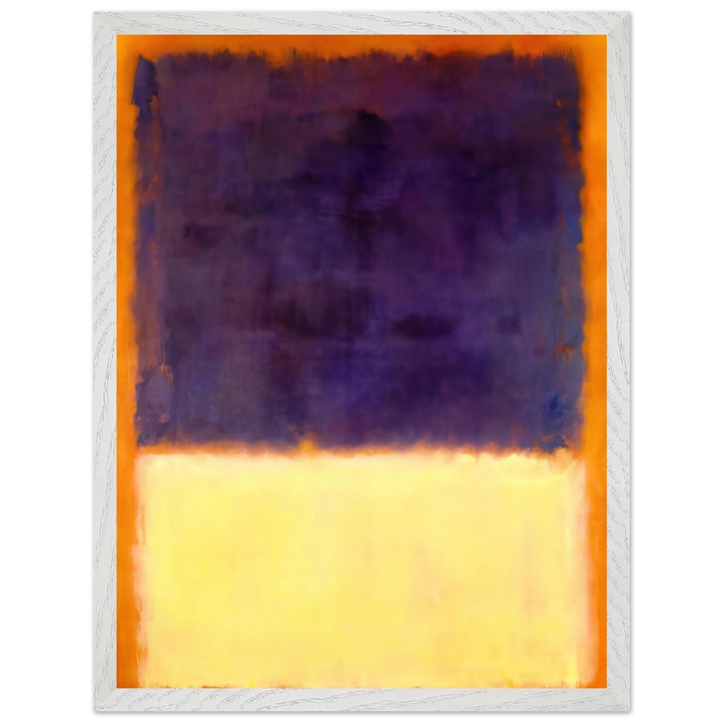 Mark Rothko - Red, Orange, Tan and Purple - 1954 Wall Art - 60x80 cm / 24x32 inches - Premium Wooden Framed Poster With Fine Art Paper - Black frame