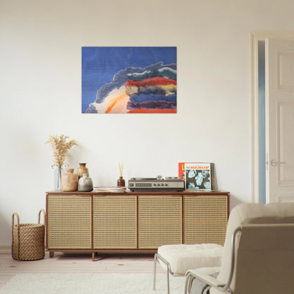 Shenandoah - 1970 - Ronnie Landfield Brushed Aluminum Print - 70x100 cm / 28x40 inches | Ronnie Landfield Aluminum Print | Ronnie Landfield Prints