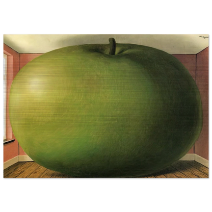 THE LISTENING ROOM 1952 - Rene Magritte Brushed Aluminum Print - 70x100 cm / 28x40 inches | Rene Magritte Aluminum Print | Rene Magritte Prints