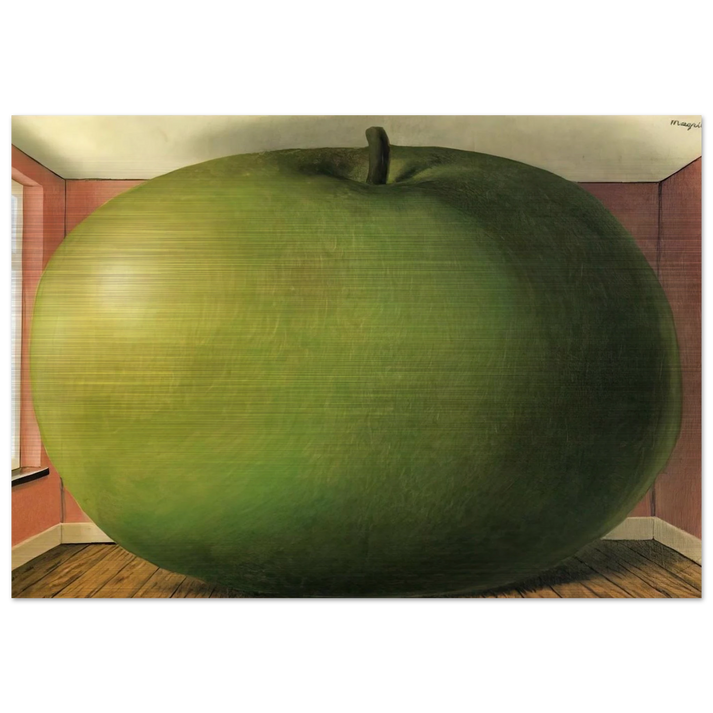 THE LISTENING ROOM 1952 - Rene Magritte Brushed Aluminum Print - 70x100 cm / 28x40 inches | Rene Magritte Aluminum Print | Rene Magritte Prints