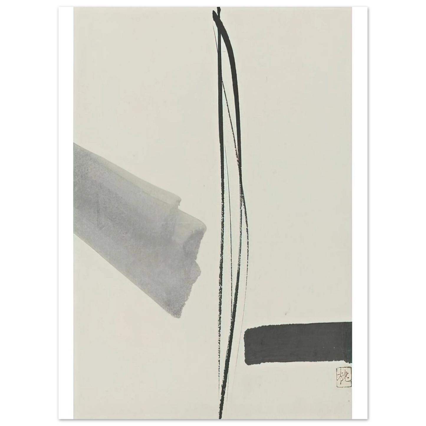 Toko Shinoda - Untitled - Abstract Expressionism  75x100 cm / 30x40inches Fine Art Poster