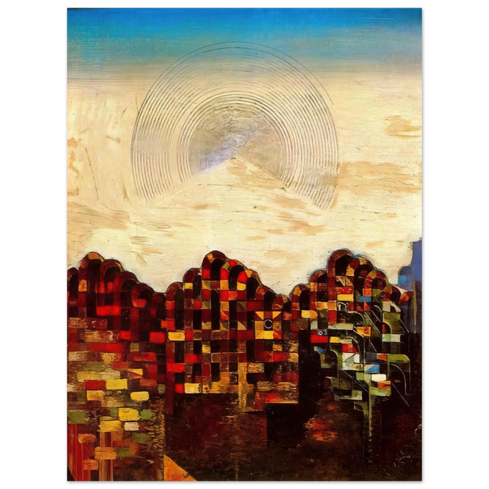 Max Ernst - Paris dream  75x100 cm / 30x40inches Fine Art Poster