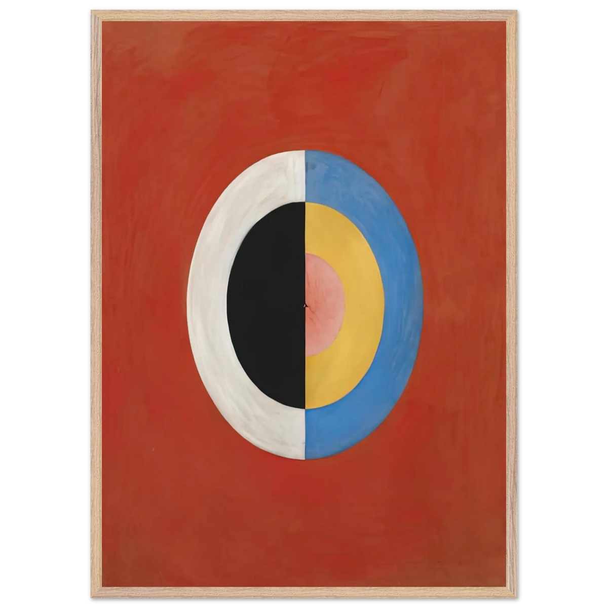 Hilma af Klint - THE SWAN NO 17 1915 0 Wall art - 30x45 cm / 12x18 Inches - Fine Art Poster - -