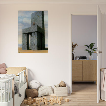THE LEGEND OF THE CENTURIES 1950 - Rene Magritte Brushed Aluminum Print - 70x100 cm / 28x40 inches | Rene Magritte Aluminum Print | Rene Magritte Prints