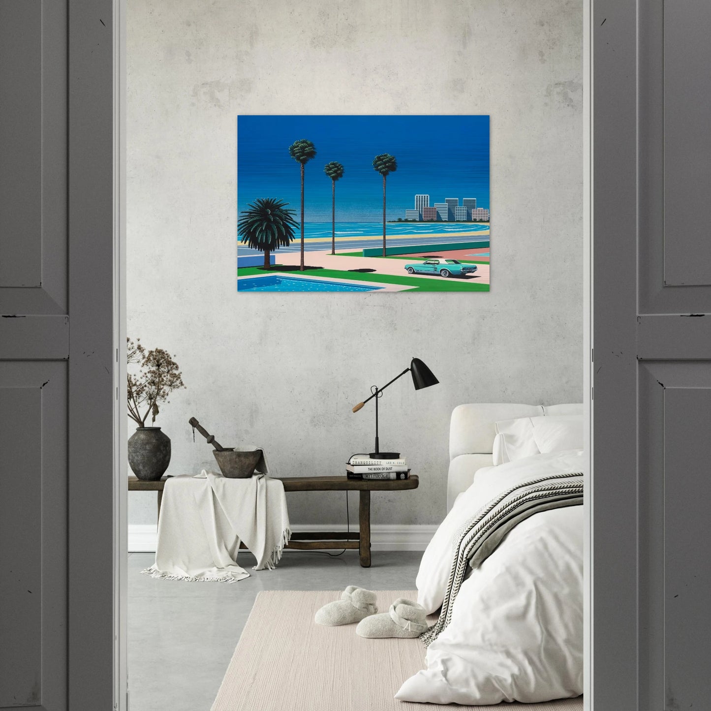 Sunshine Reggae - Hiroshi Nagai Brushed Aluminum Print - 70x100 cm / 28x40 inches | Hiroshi Nagai Aluminum Print | Hiroshi Nagai Prints