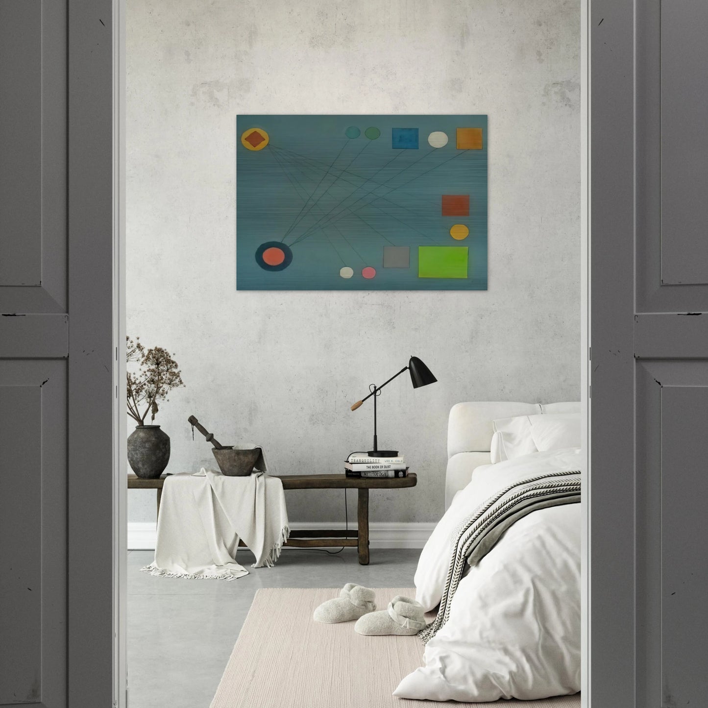 De la Serie Cartas Celestes - 1956 1 - Lolo Soldevilla Brushed Aluminum Print - 70x100 cm / 28x40 inches | Lolo Soldevilla Aluminum Print | Lolo Soldevilla Prints