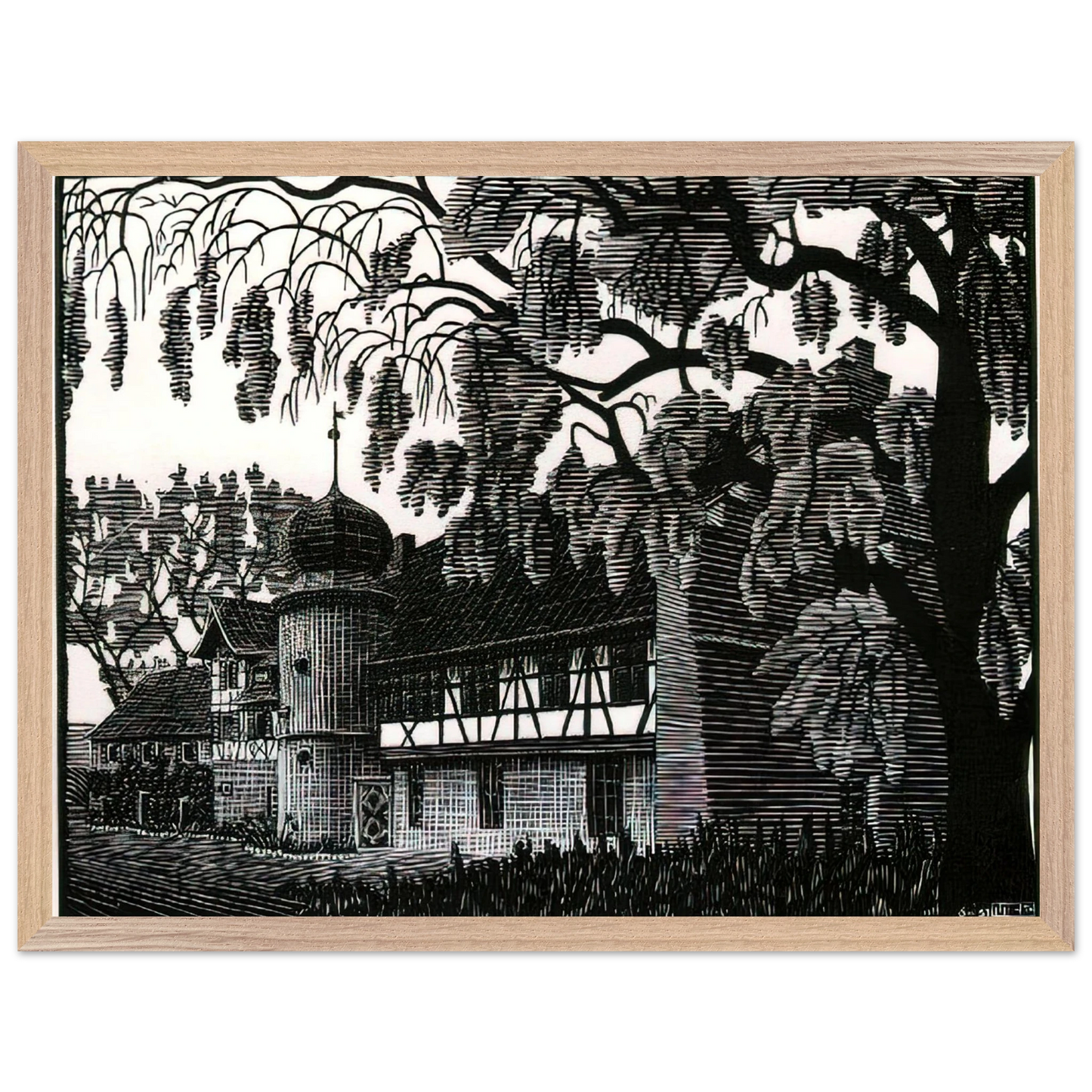 MC Escher - ESCHER (12) Wall Art - 30x40 cm / 12x16 inches - Fine Art Poster-canvas - -