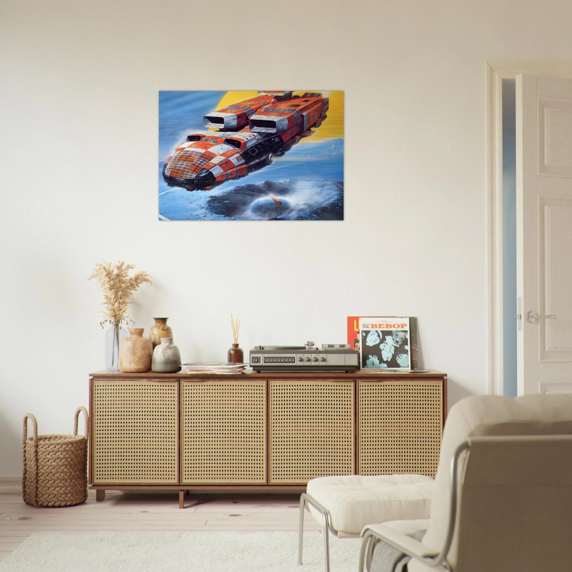 Chris Foss - Chris Foss Brushed Aluminum Print - 70x100 cm / 28x40 inches | Chris Foss Aluminum Print | Chris Foss Prints