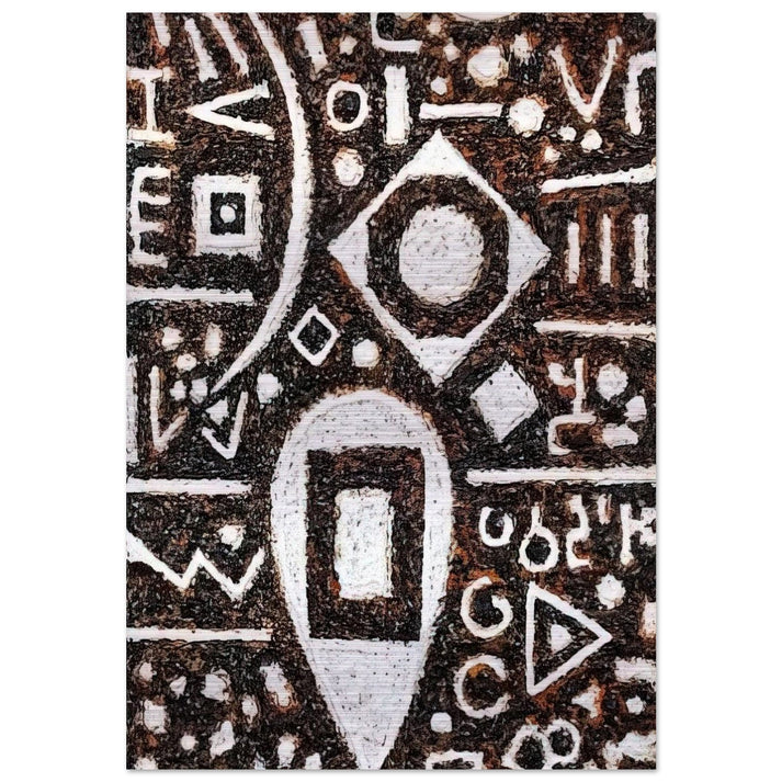 Inbalance of Time - 1992 - Richard Pousette-Dart Brushed Aluminum Print - 70x100 cm / 28x40 inches | Richard Pousette-Dart Aluminum Print | Richard Pousette-Dart Prints